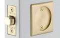 Square Pocket Door Tubular Lock Set Passage Satin Nickel D175521