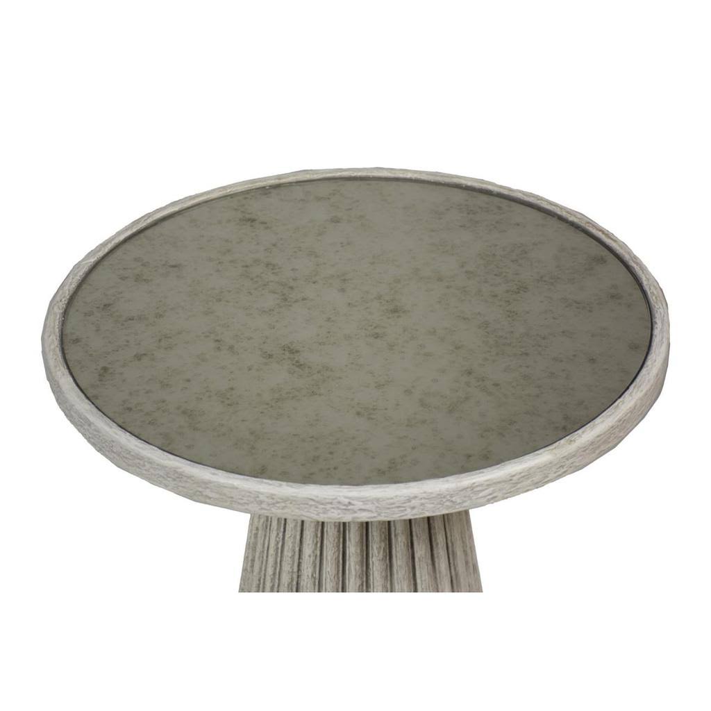 Antique White Side Table K22615