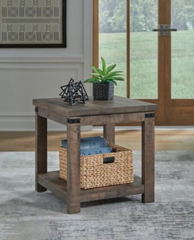 Rustic Brown End Table I472098
