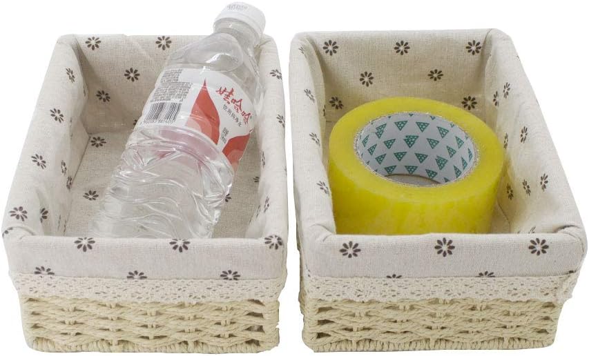 Paper Rope Woven Storage Baskets V5072