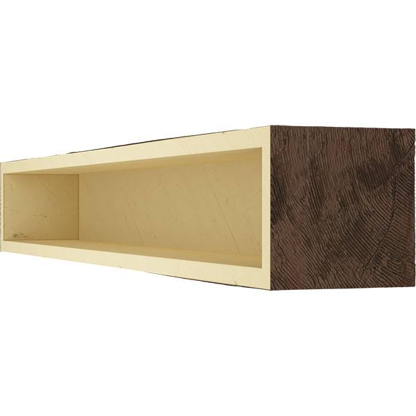 Sandblasted Faux Wood Fireplace Mantel U797
