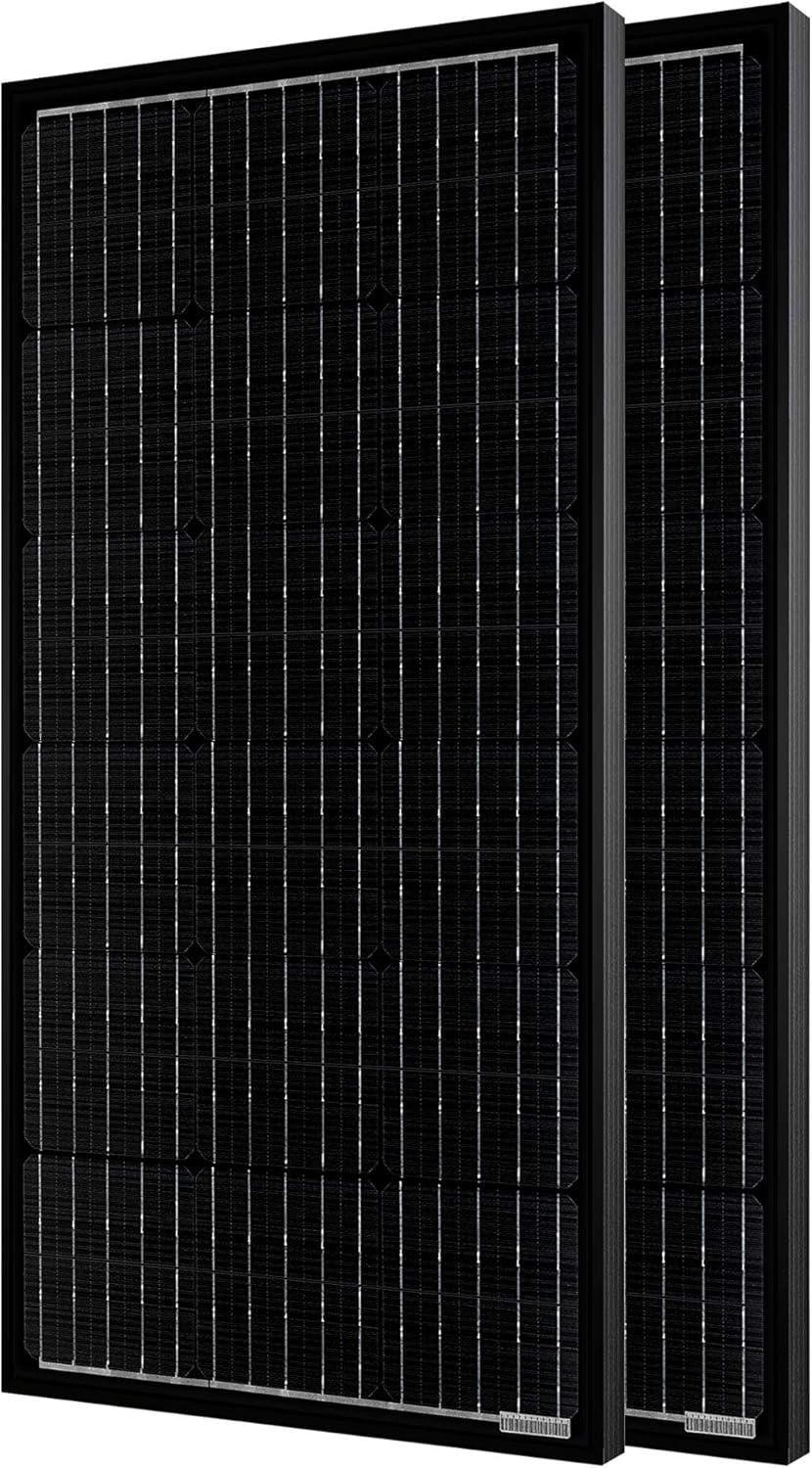 400 Watt Black Mono Solar Panel for 12/24 Volt System I805607
