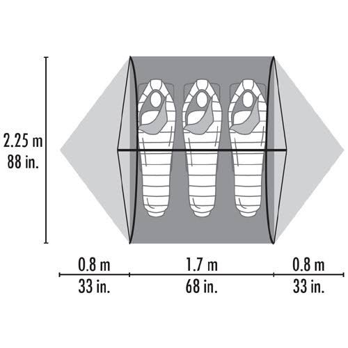 Carbon Reflex 3 Tent B49396