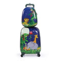 White 2pc Hard Side Carry On Luggage Set K192