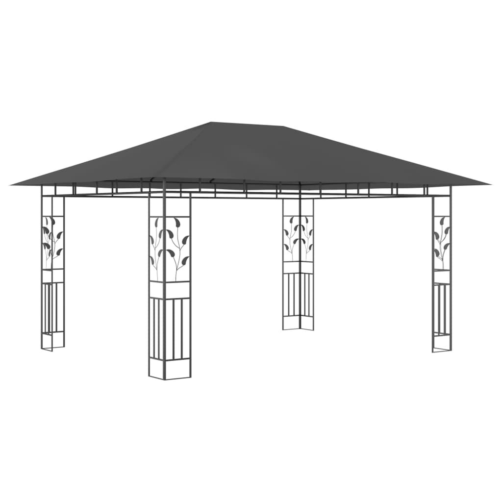 Canopy Patio Net 13.1'x9.8'x9' Mosquito Net with Sun Canopy Party Tent O7914