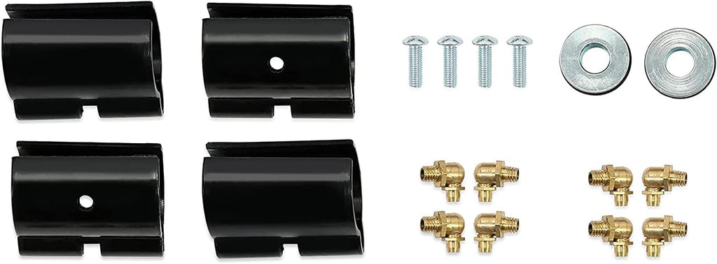 4 A Arms Front Upper & Lower A-Arms Rods High Clearance Black Z922747