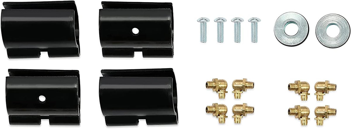 4 A Arms Front Upper & Lower A-Arms Rods High Clearance Black Z922747