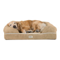 Khaki Chester Pet Couch with Solid Memory Foam X4557