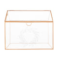 Glass Terrarium Card Holder, Rose Gold V860441
