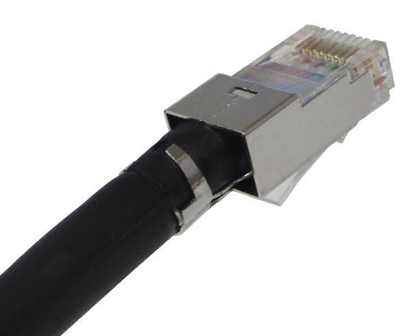 100 Pack Shielded RJ45 Connector for Cat6 N5621