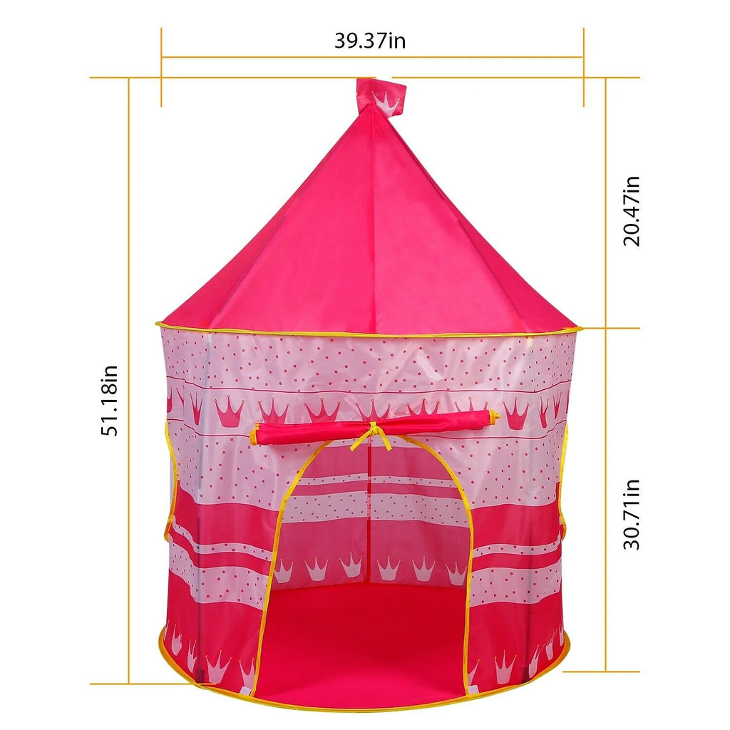 Pop Up Kids Castle Play Tent O743