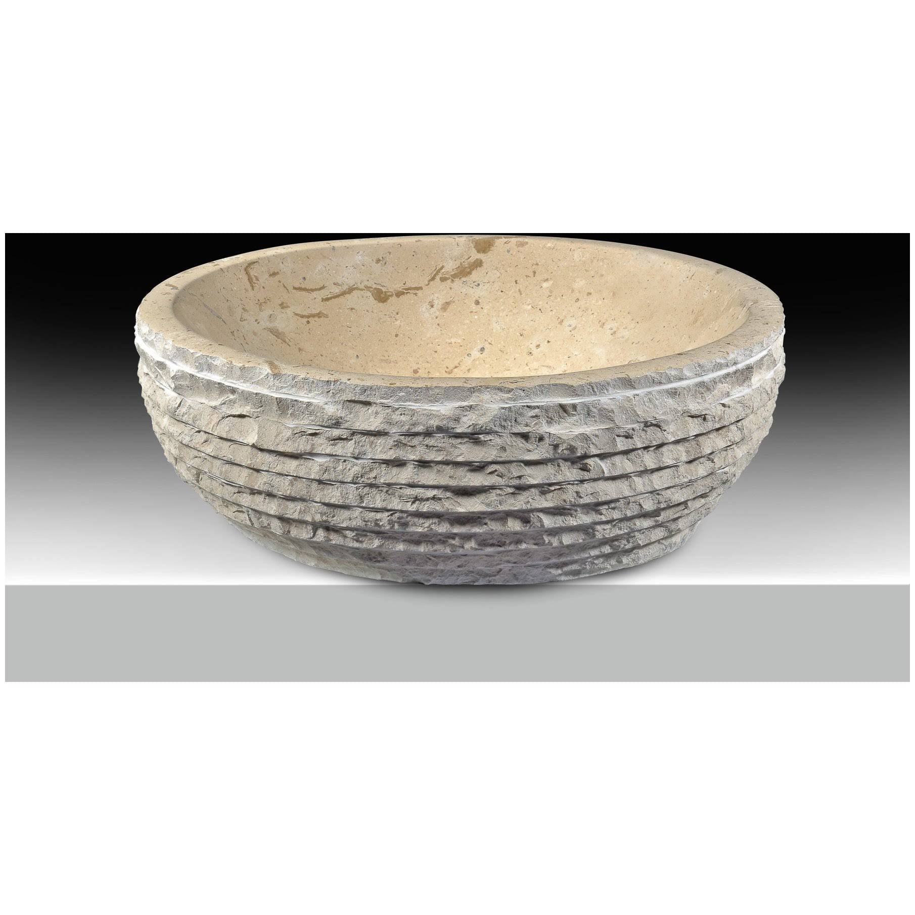 Classic Cream Marble Vessel Sink L63277