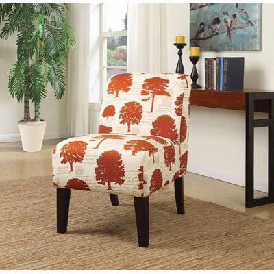 Red/White Fabric Accent Chair H21247