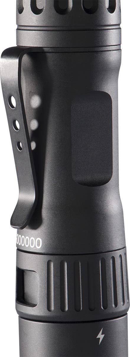 Black USB-Rechargeable Flashlight F18161
