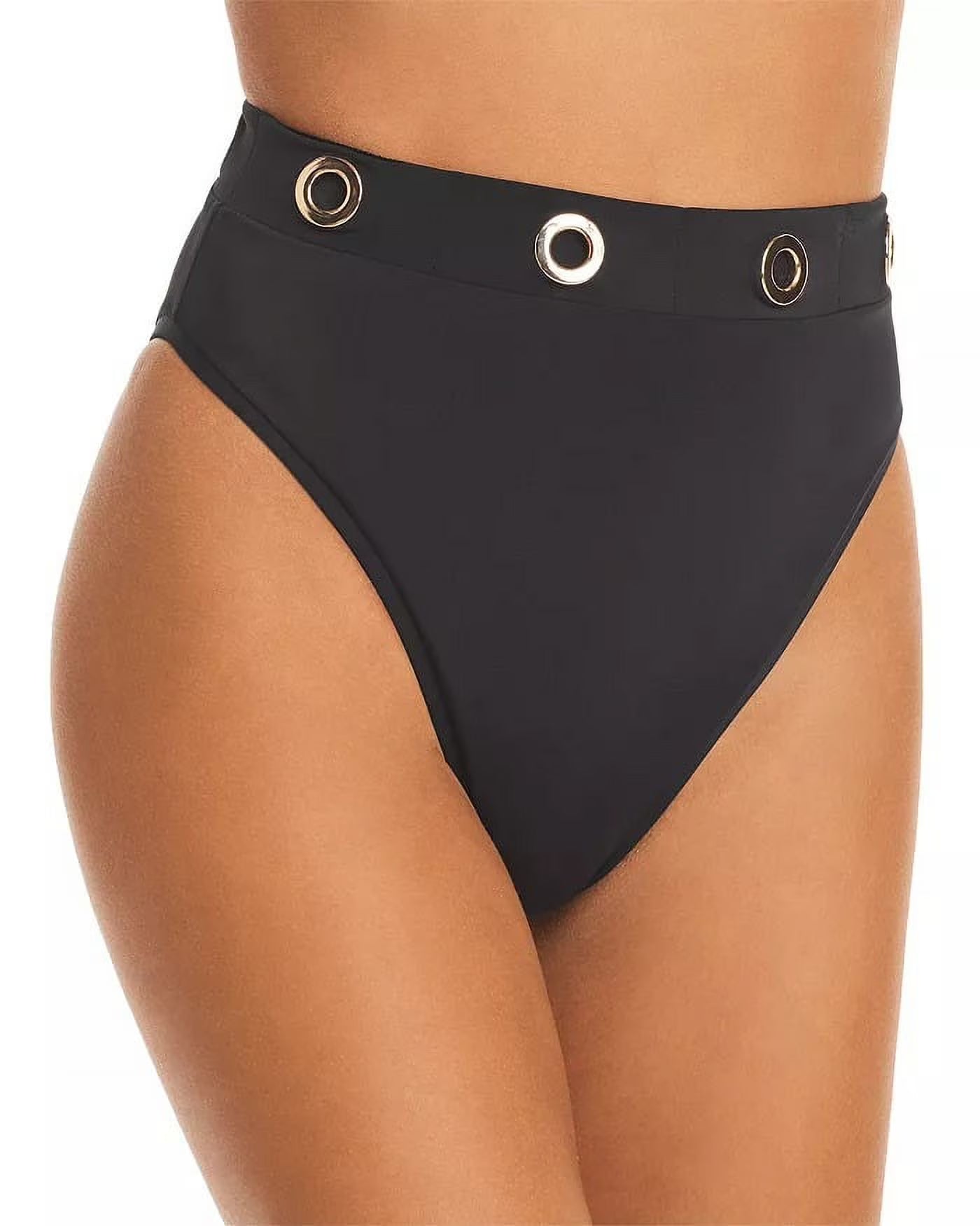 Black Grommet Bikini Bottom G91249