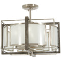 4 Light Brushed Nickel Semi Flush I170070