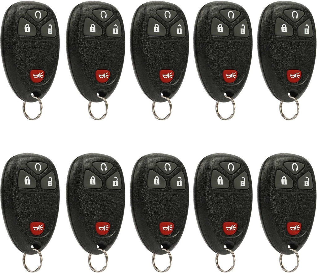 Bulk Lot of 10 Pack of 2 Keyless Entry Remote E444