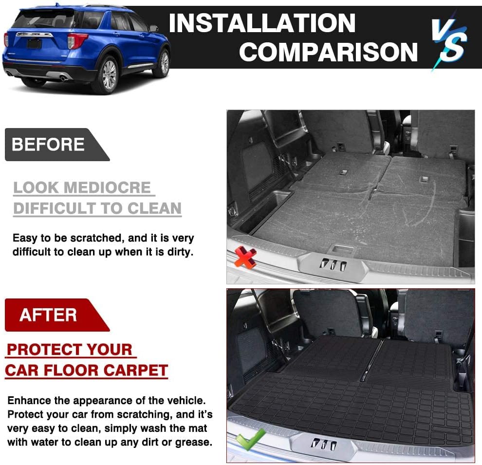Black All Weather Trunk Liner for Ford Explorer Z522156