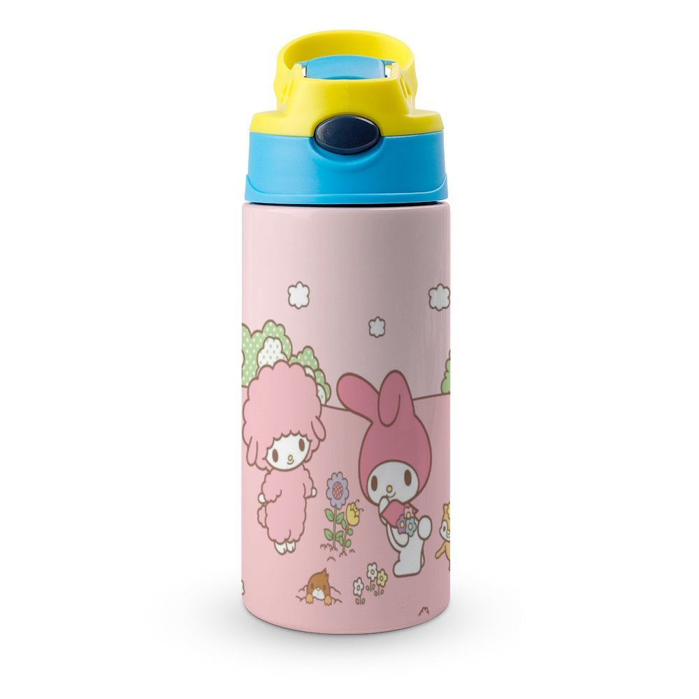 Stainless Steel Vacuum Insulated Water Bottle With Straw B84258