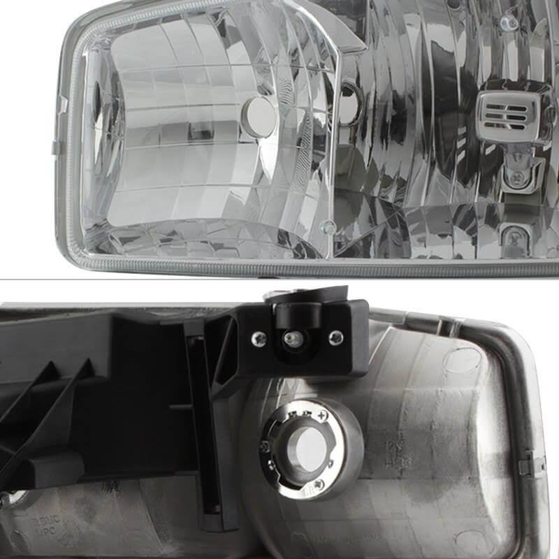 Crystal Headlights and Bumper Lights for GMC Sierra 99-06 / Yukon 00-06 U5926