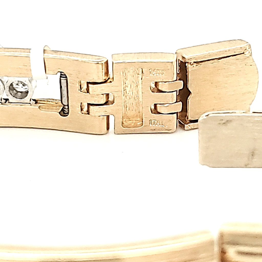 14K Gold & Diamond 2.5ct Bracelet F97602