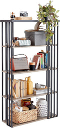 Black Metal 5 Tier Bookshelf G9130