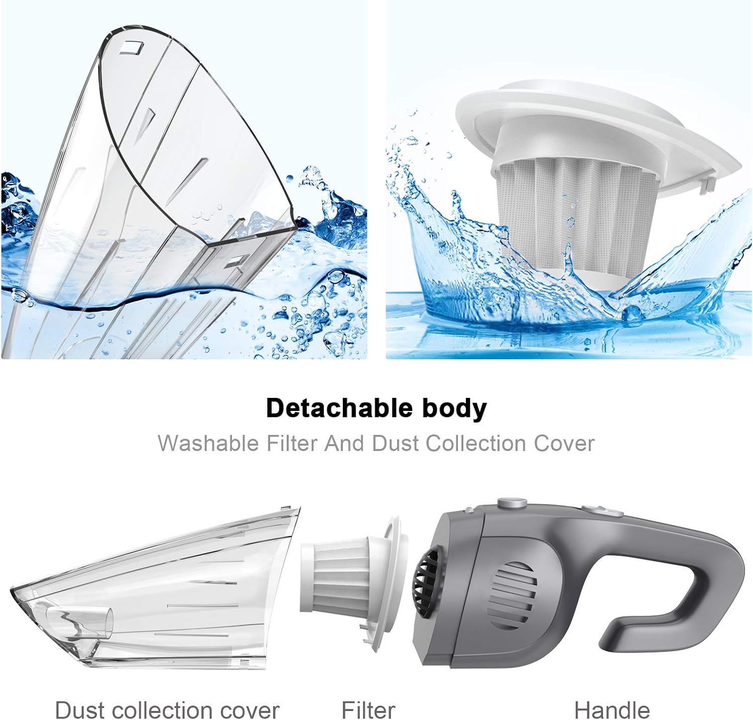 Cordless Rechargeable Handheld Vacuum O824584
