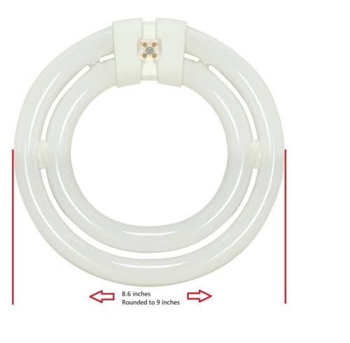 3000K 55-Watt 4 Pin T9 2C Circline Lamp P80257