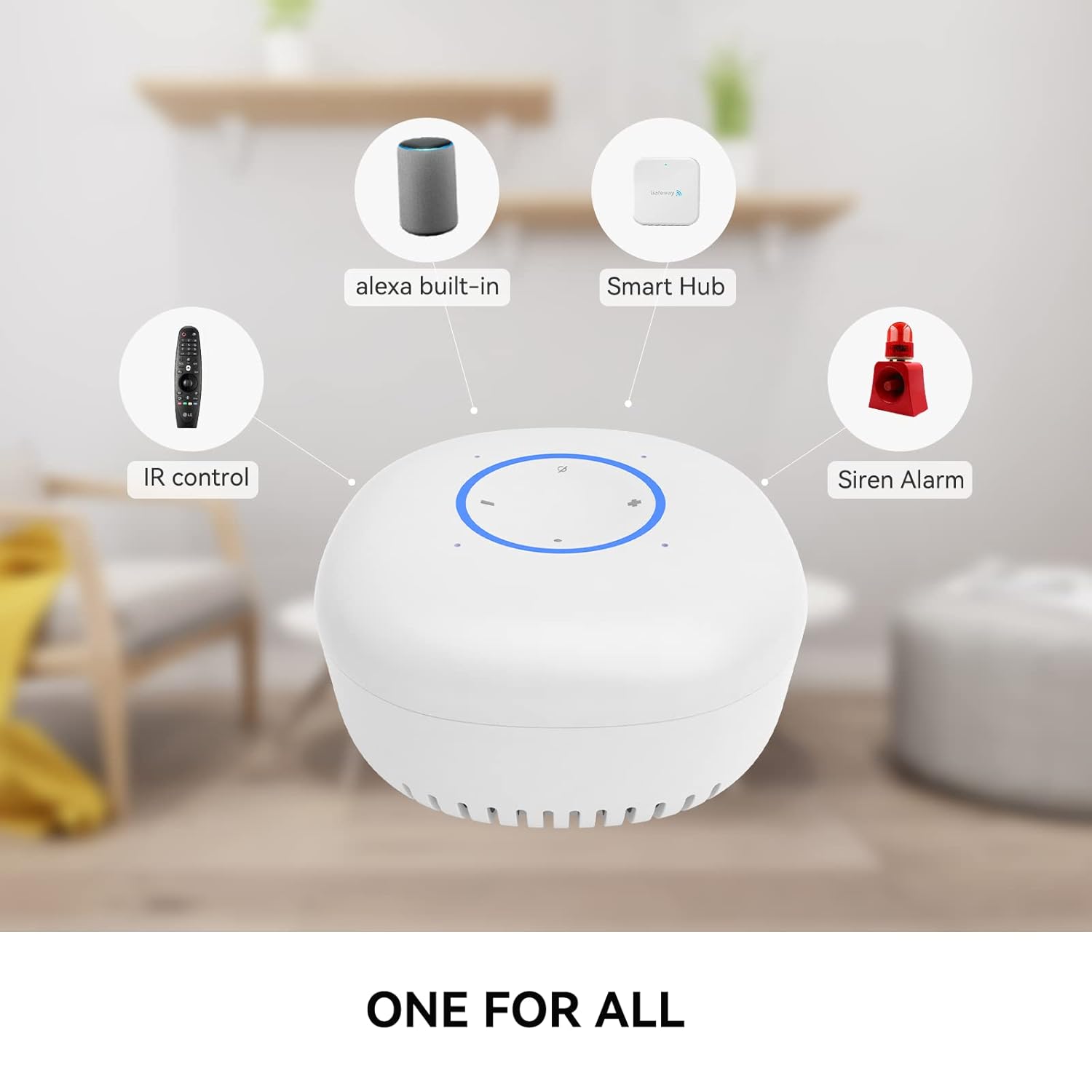 6-Piece Smart Home Security System Kit D957551
