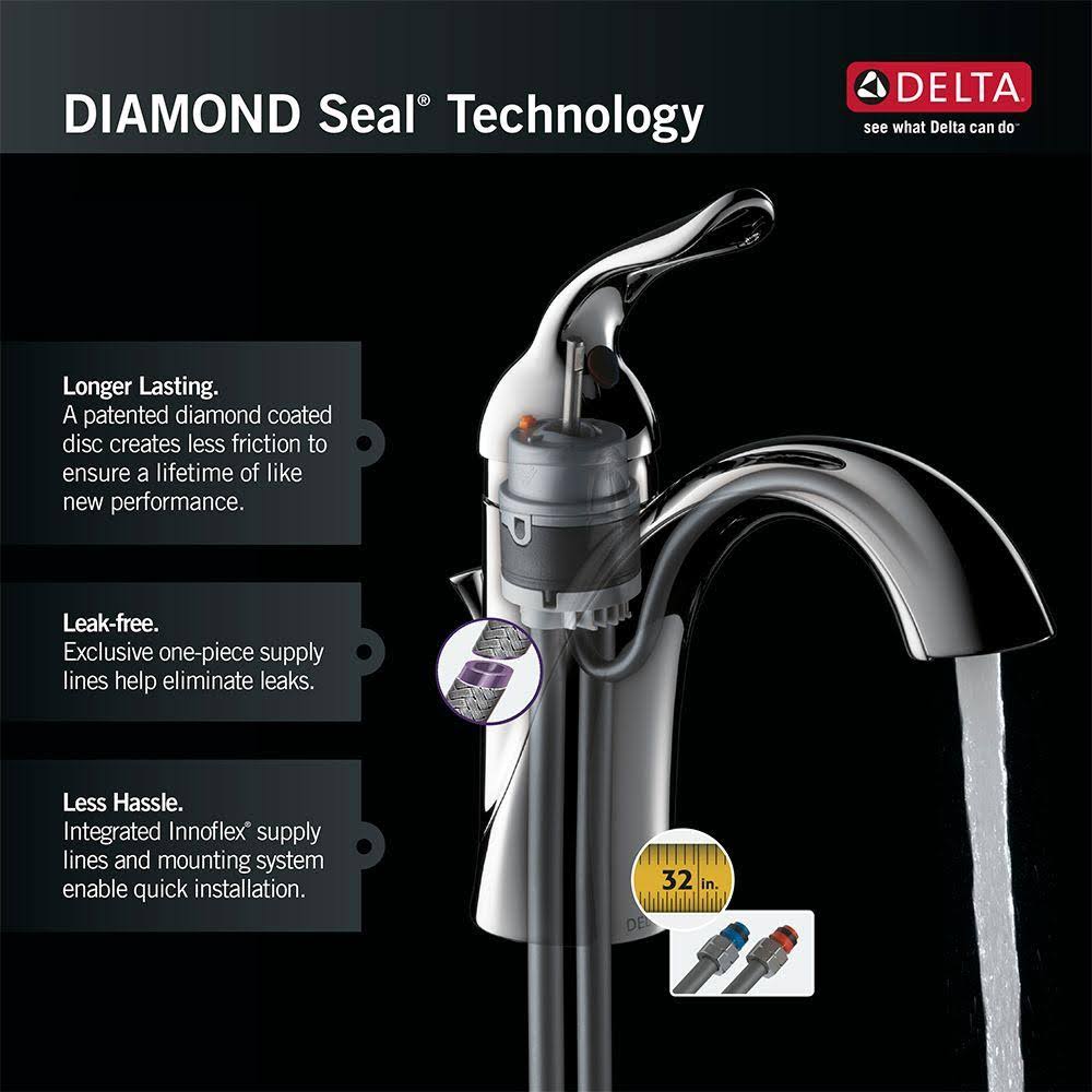 Single Handle Centerset Bathroom Faucet Chrome R941