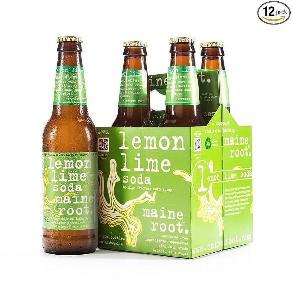 Lemon Lime Soda, 12 fl oz (12 Glass Bottles) Y10602
