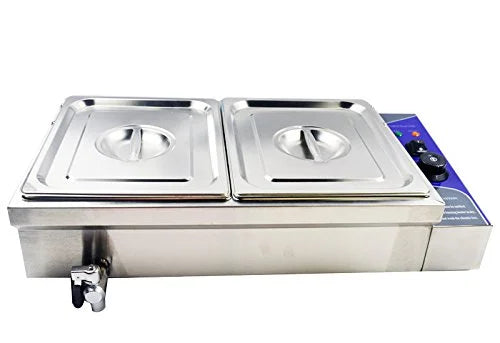 2 Pot 110V Food Warmer Steam Table R6555