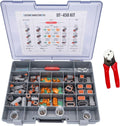 450 Piece Deutsch Connector Kit with Crimp Tool K2462