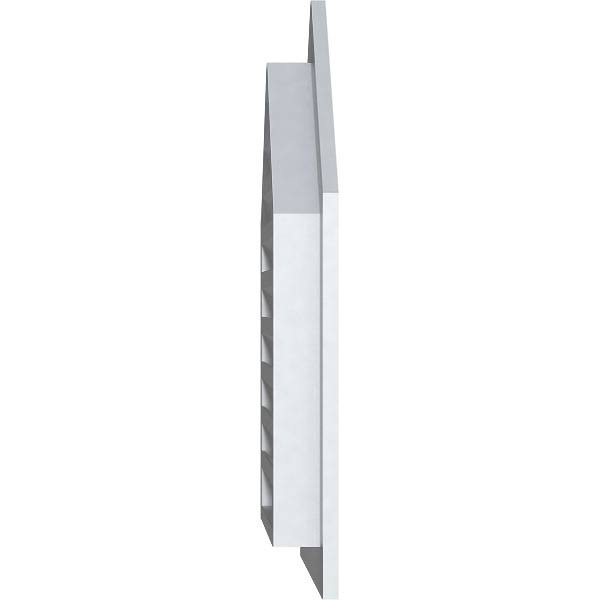 PVC Gable Vent with 1 inch Frame Size N31611