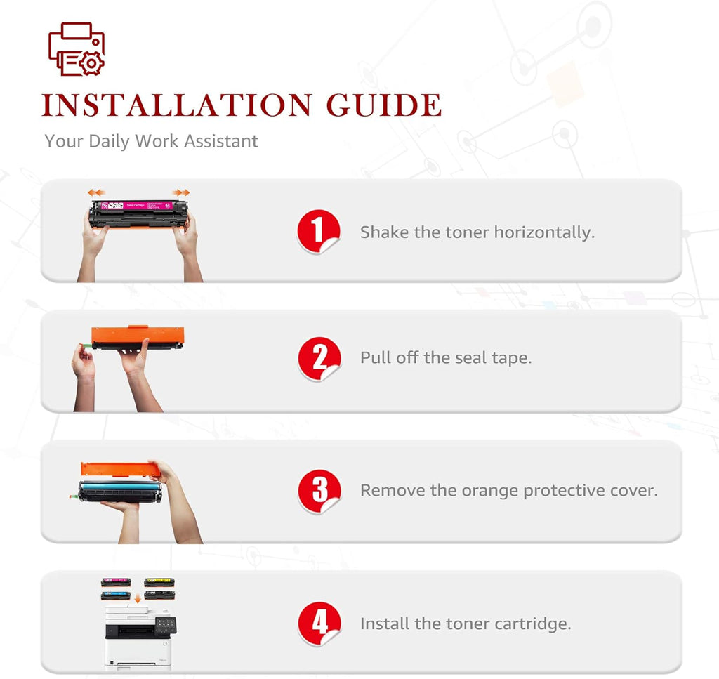 Compatible Toner Cartridges 4-Pack N85750