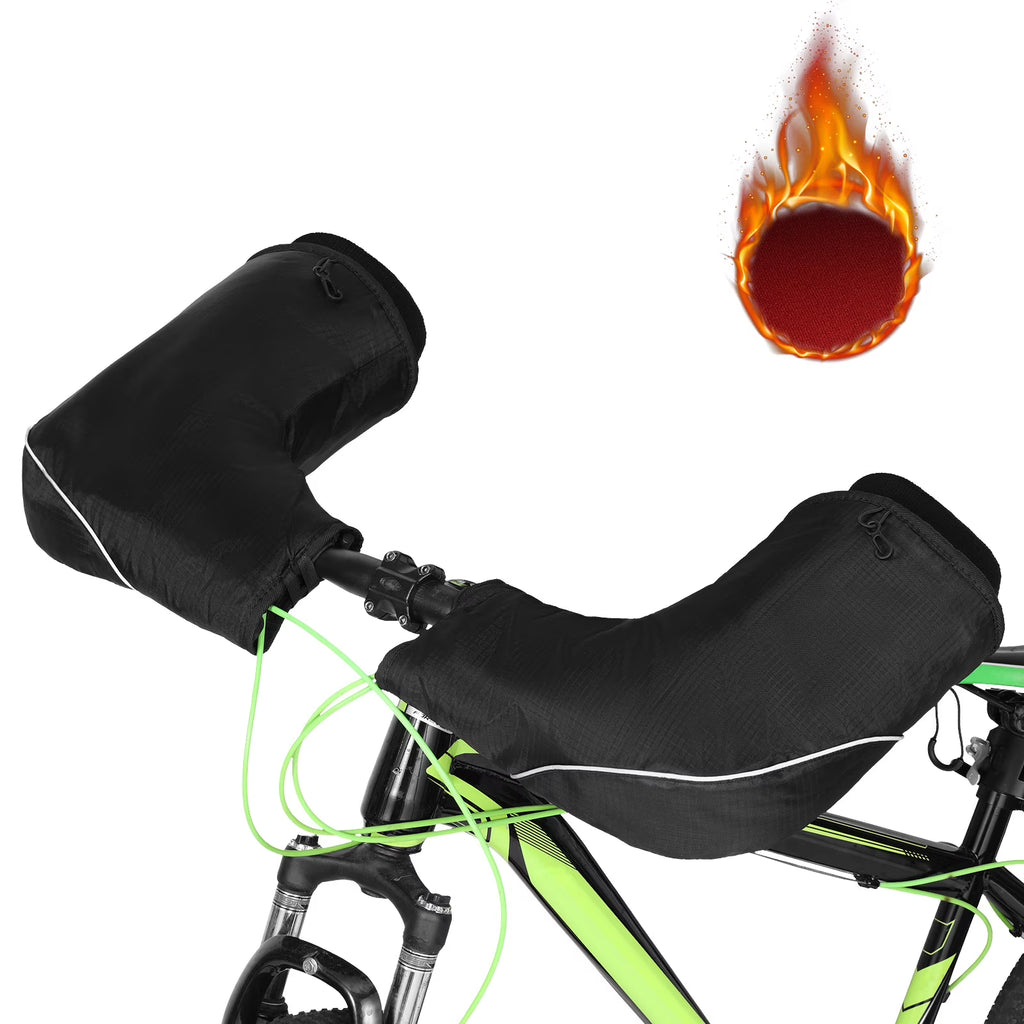 Windproof Waterproof Winter Bike Handlebar Mittens S378