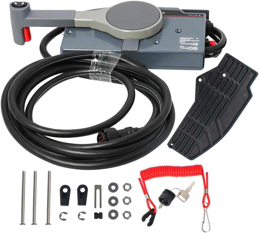 Side Mount Remote Control Box with 10 pins Wire Harness and Cable 16FT M961