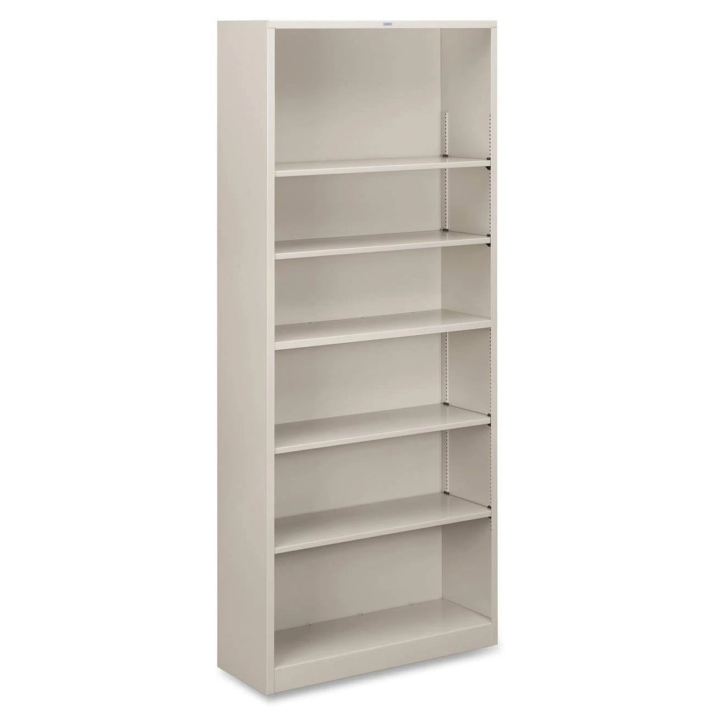 Light Gray Steel Bookcase with 6 Shelves C43414