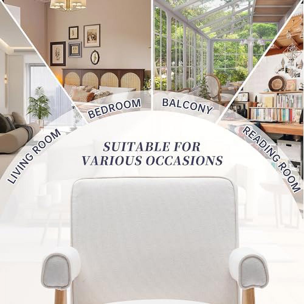 Velvet Upholstered Accent Chair with Acrylic Legs Z2214
