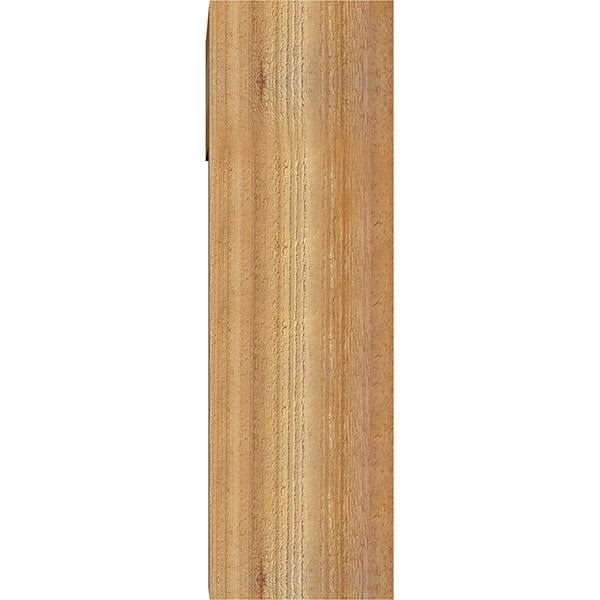 Rough Sawn Bracket with Offset Brace, Western Red Cedar O54629