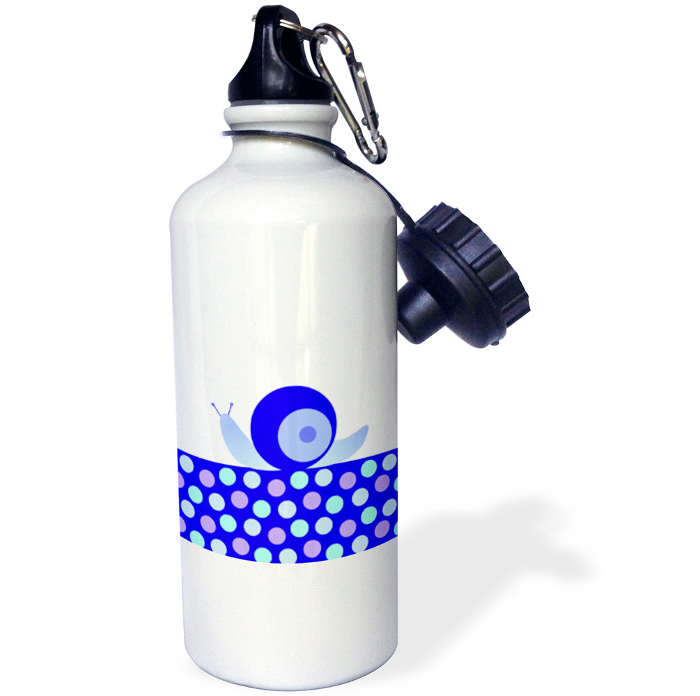 Blue Snail Sports Water Bottle, 21oz Y782576