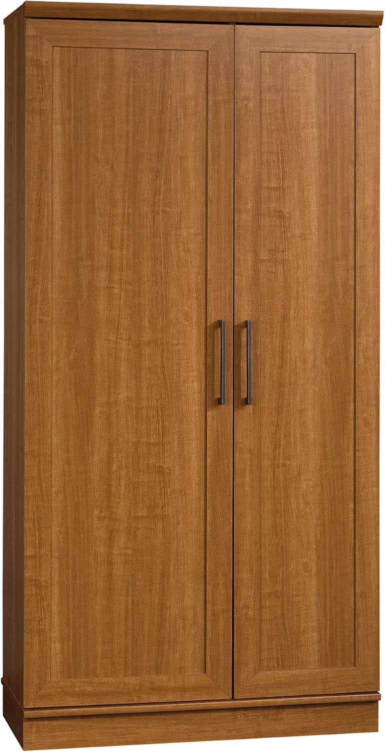 Storage Cabinet and Bookcase, Salt Oak Finish C7714
