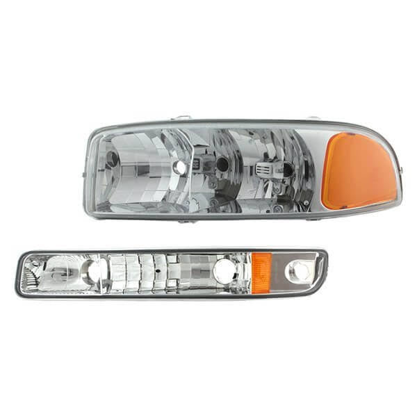 Crystal Headlights and Bumper Lights for GMC Sierra 99-06 / Yukon 00-06 U5926