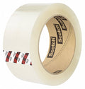 3M 371+ Carton Sealing Tape, 48mm W, Clear, pk6 H65208