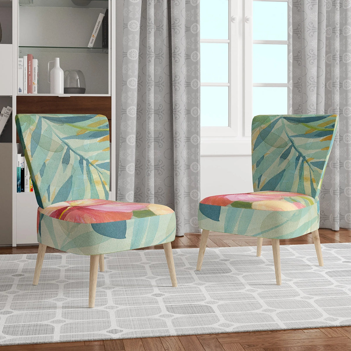 Upholstered Traditional Accent Chair U3109