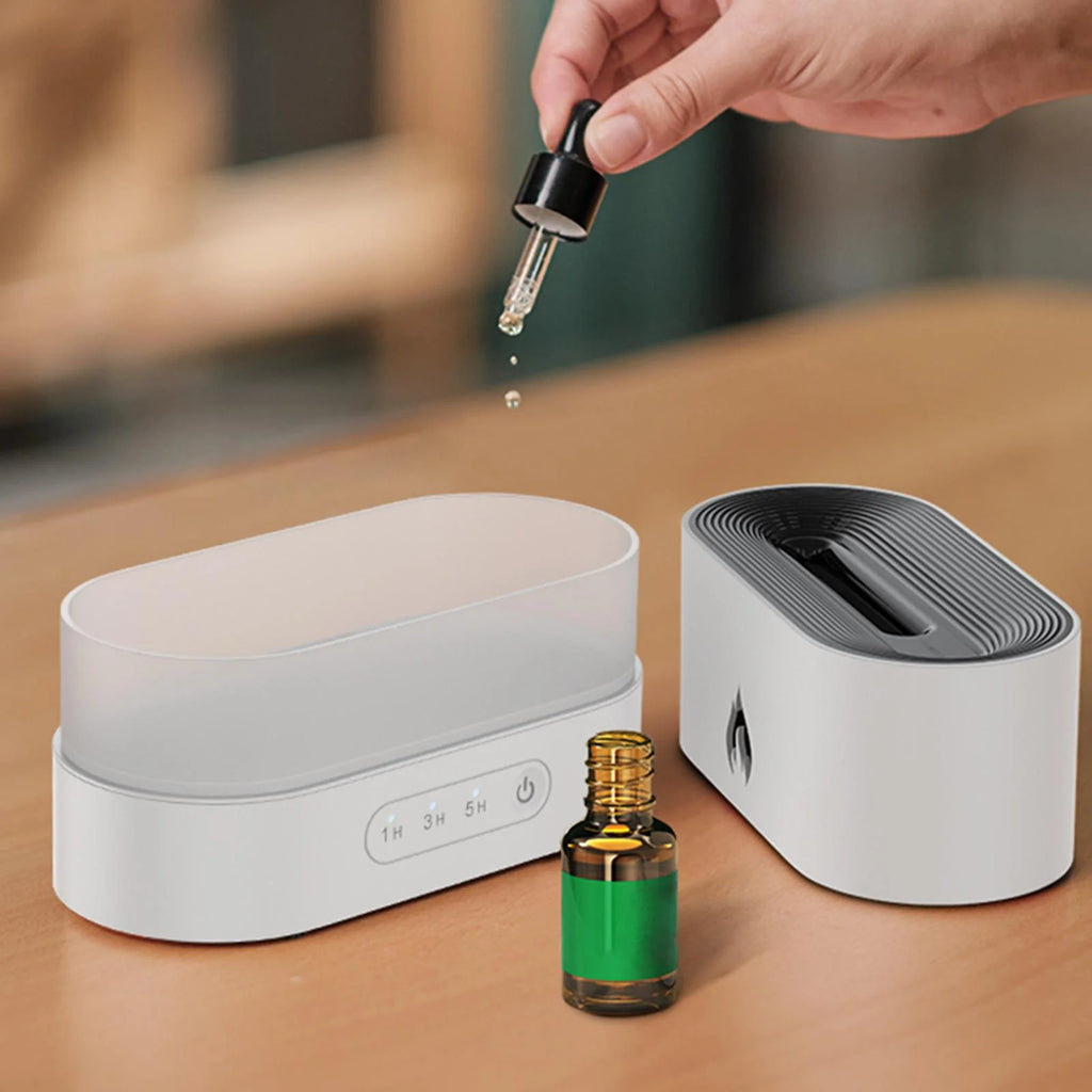 White Portable Air Humidifier Essential Oil Diffuser F88520