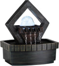 Black 9-Inch H Fountain With 1 Light Z227