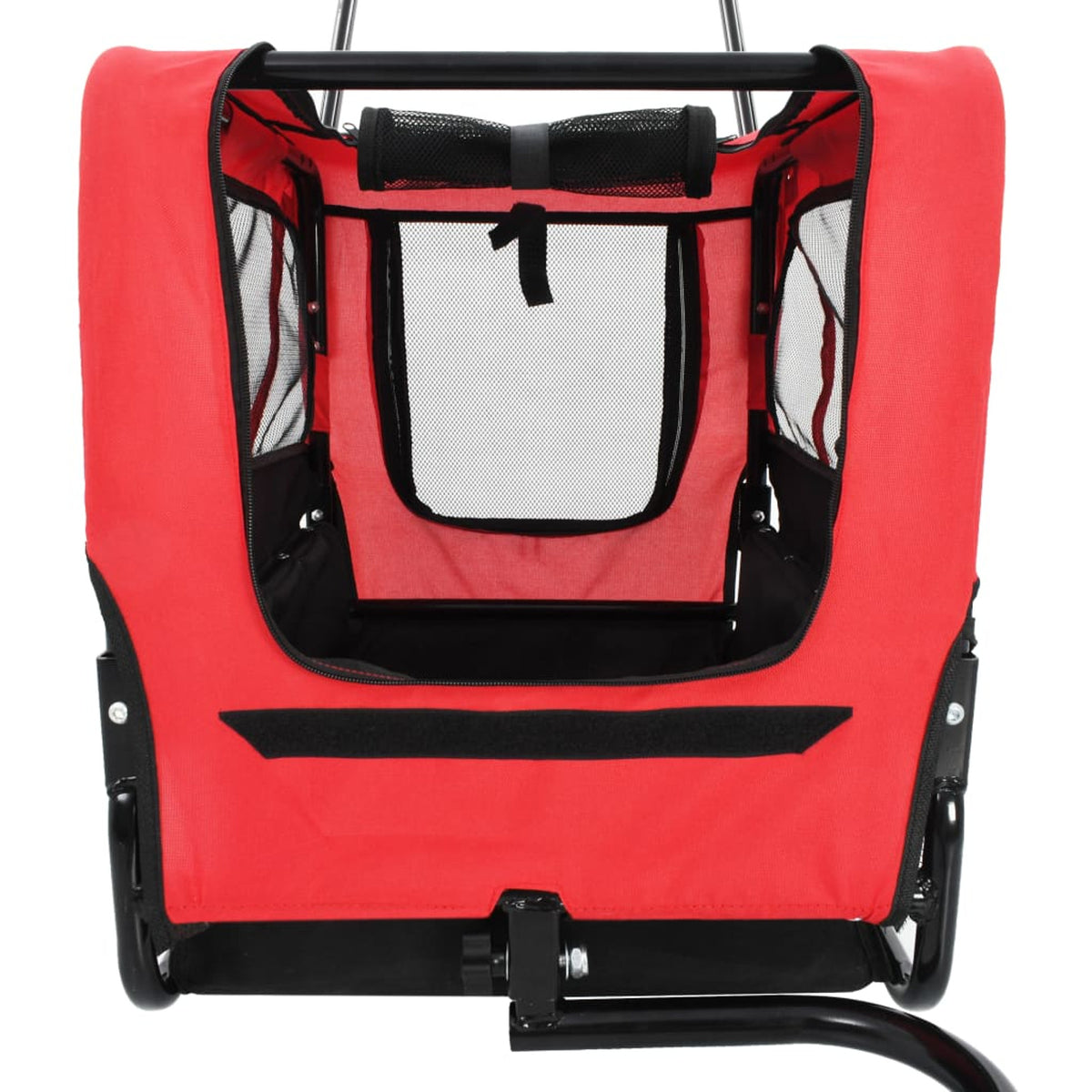2-in-1 Pet Bike Trailer & Jogging Stroller Red and Black B10204
