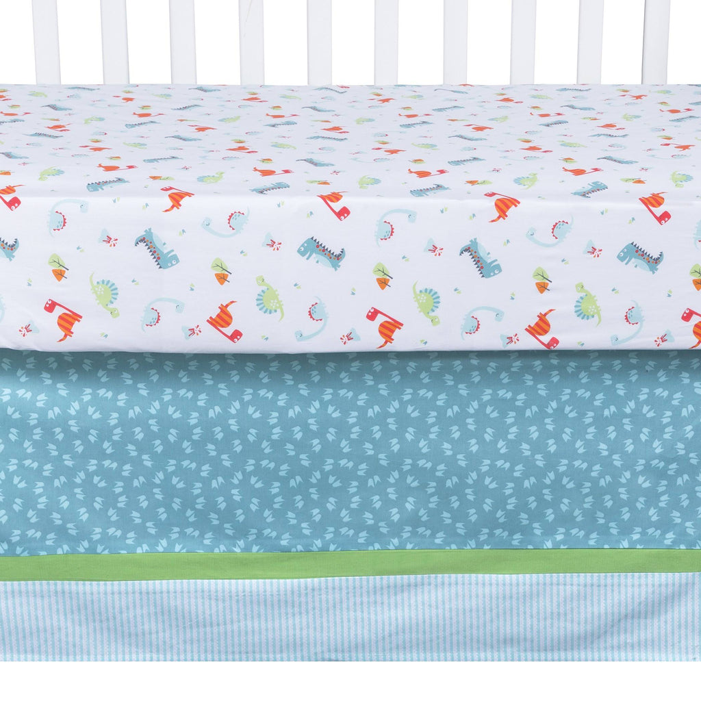 3 Piece Crib Bedding Set K606