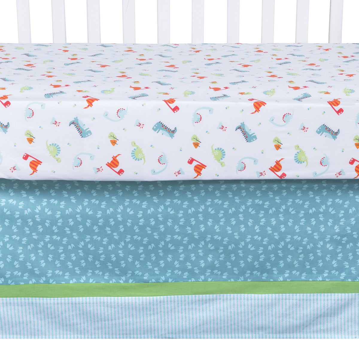 3 Piece Crib Bedding Set K606